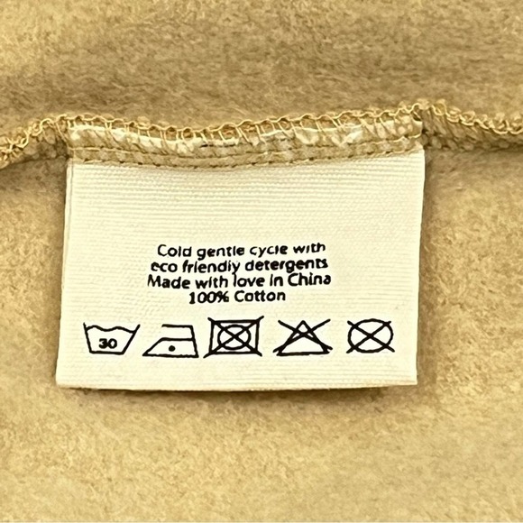 Araminta James Womens Shorts Sz Small Fleece 100% Cotton in Biscuit Nude Tan New - Picture 15 of 16